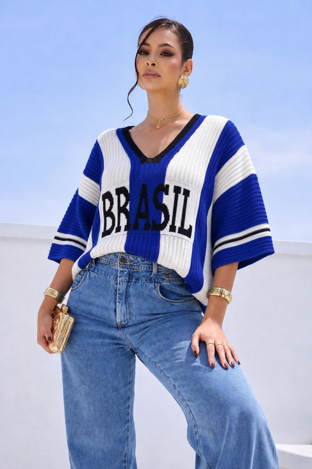 Tricô Brasil — Brasil — Leev Store atacado Brás