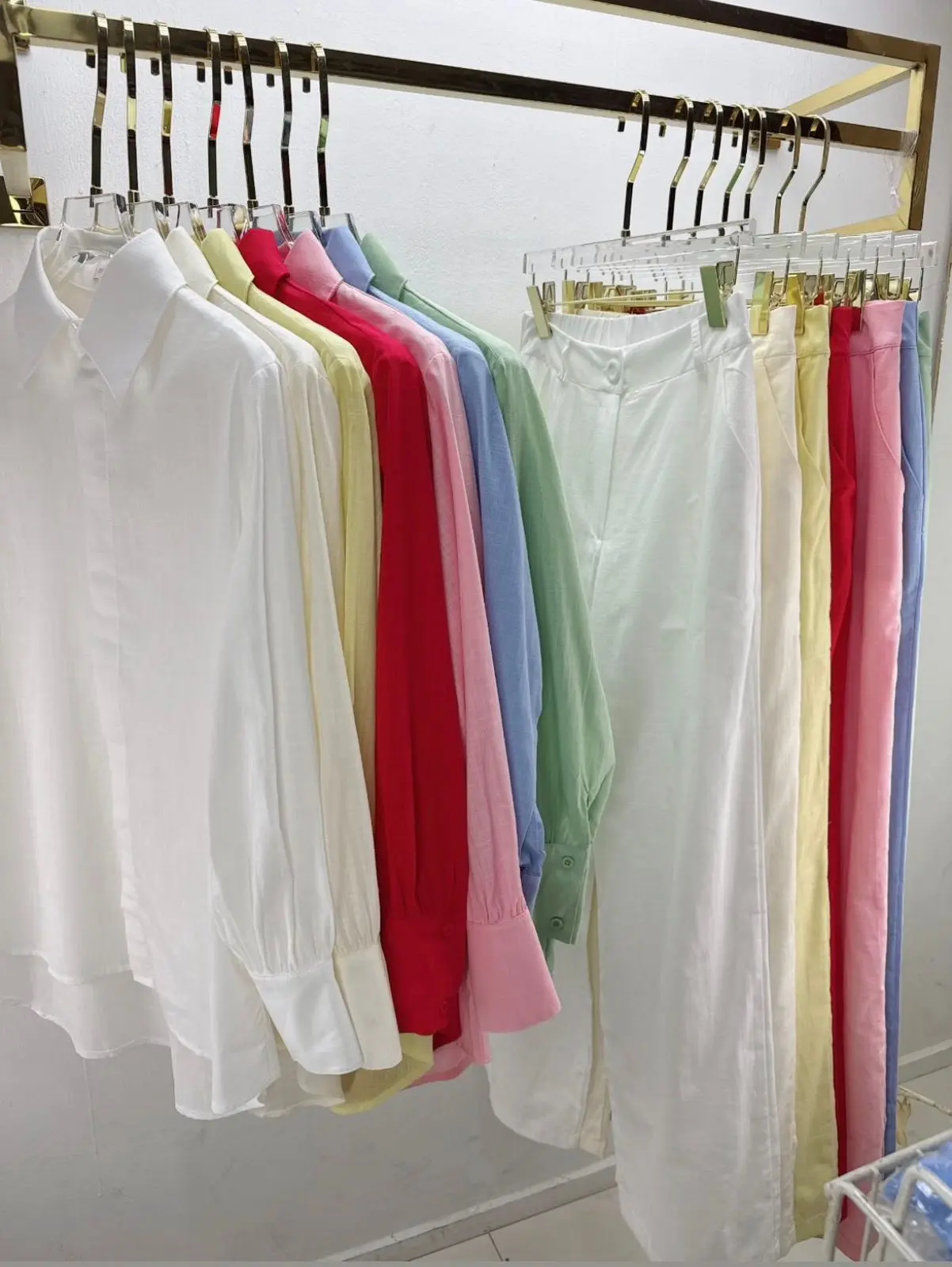 Conjunto c/ Calça Branco — Branco — Leev Store atacado Brás — foto 3