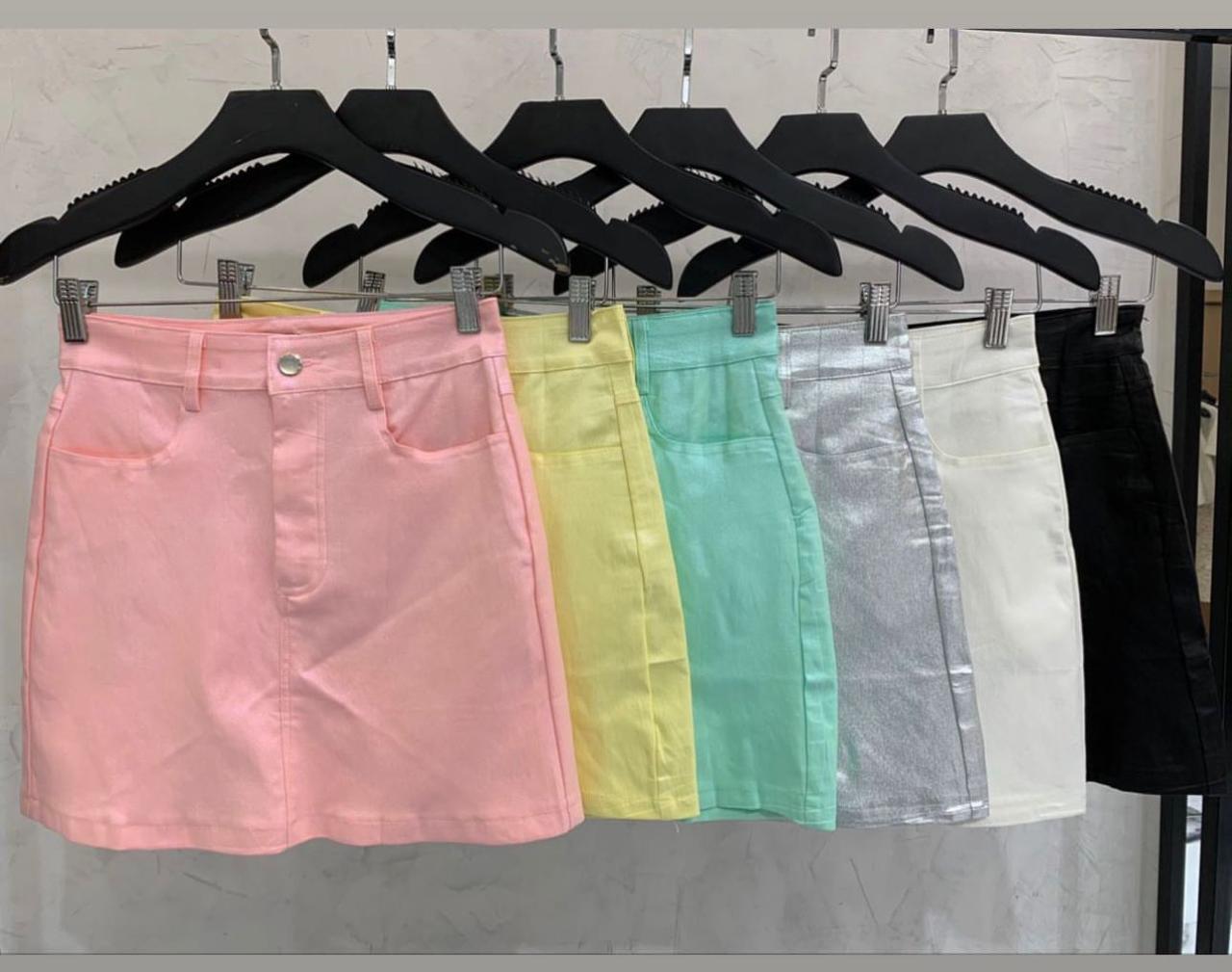 Saia Resinada Branco — Branco — Leev Store atacado Brás — foto 2