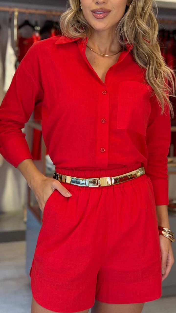 Conjunto Shorts — Vermelho — foto 2